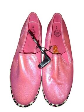 Pink Women's Slip-On Casual Shoes Size 6